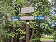 Endpunkt des Rob Roy Way bei Pitlochry